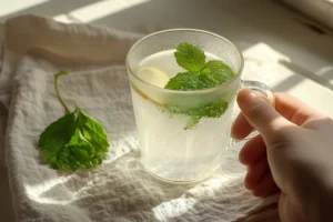 What does drinking lemon balm do?