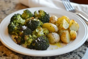 Ingredients for Grilled Chicken Breast with Quinoa and Broccoli 