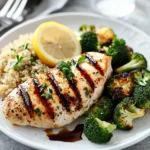 grilled chicken breast with quinoa and broccoli vitamins