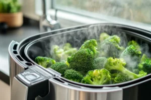 frozen broccoli in air fryer