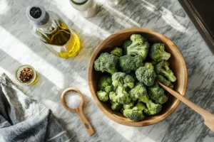 frozen broccoli in air fryer