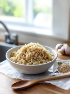 grilled chicken breast with quinoa and broccoli vitamins