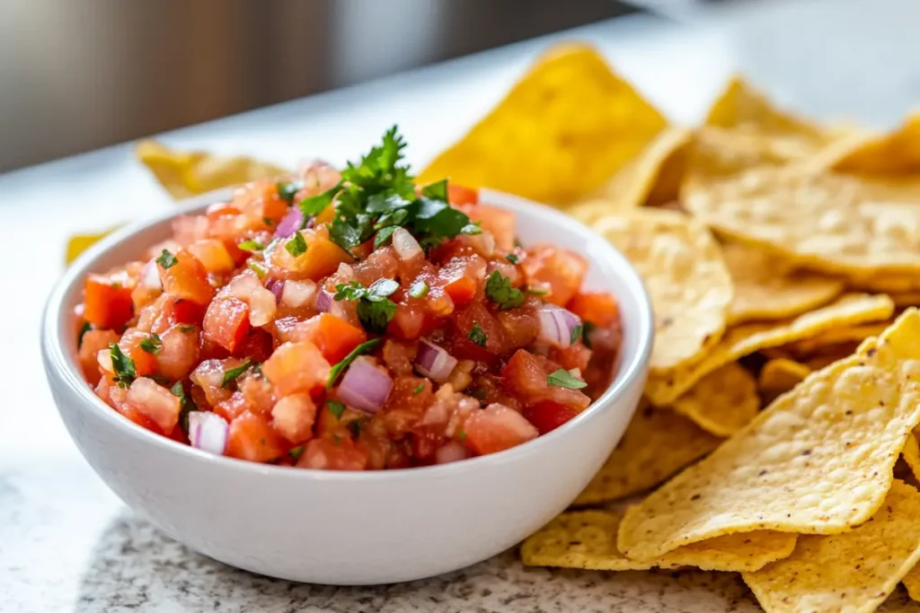 Are chips and salsa a healthy snack?